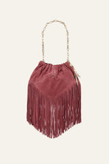 Mini Suede Bag June Pink
