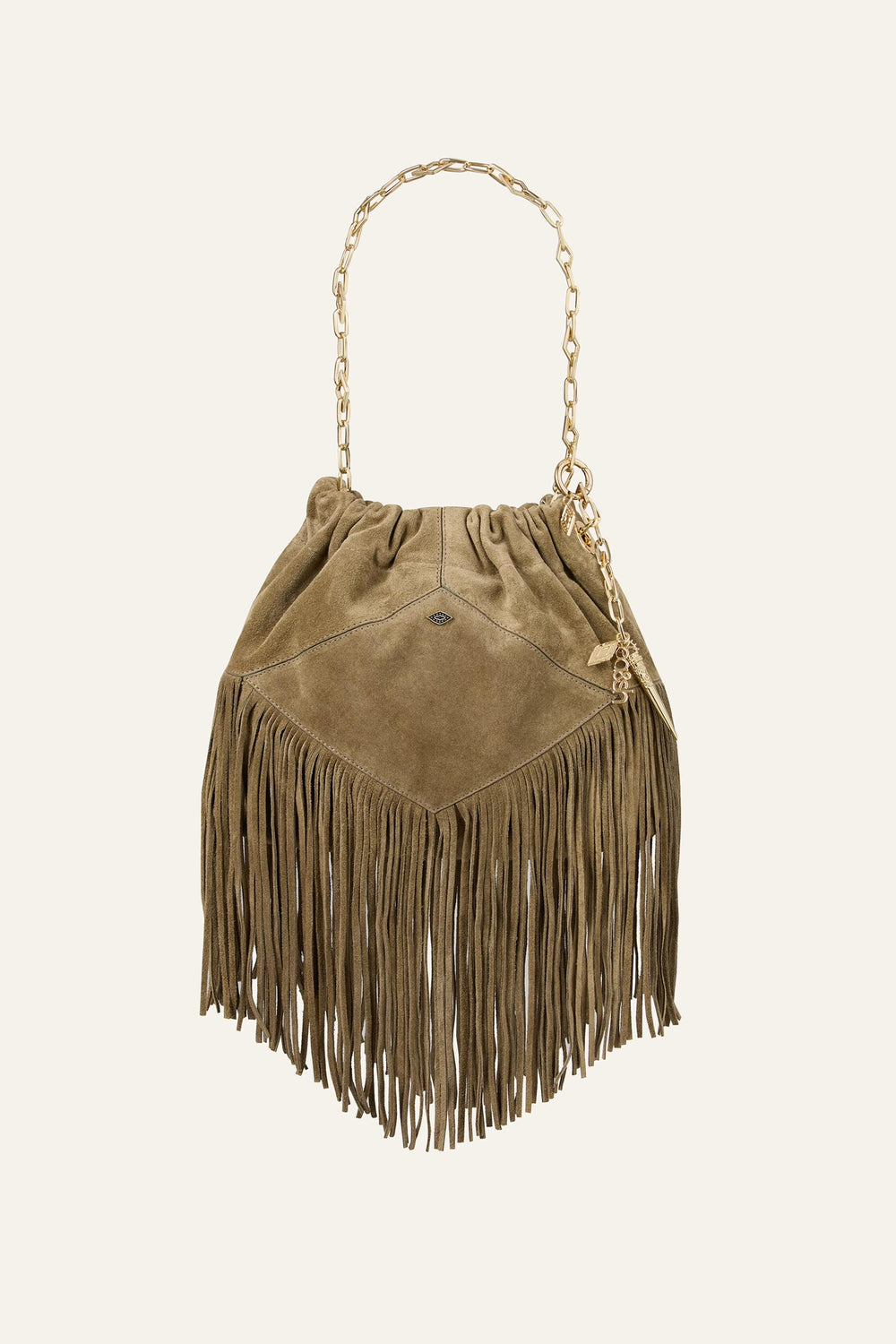 Mini Suede Bag June Green