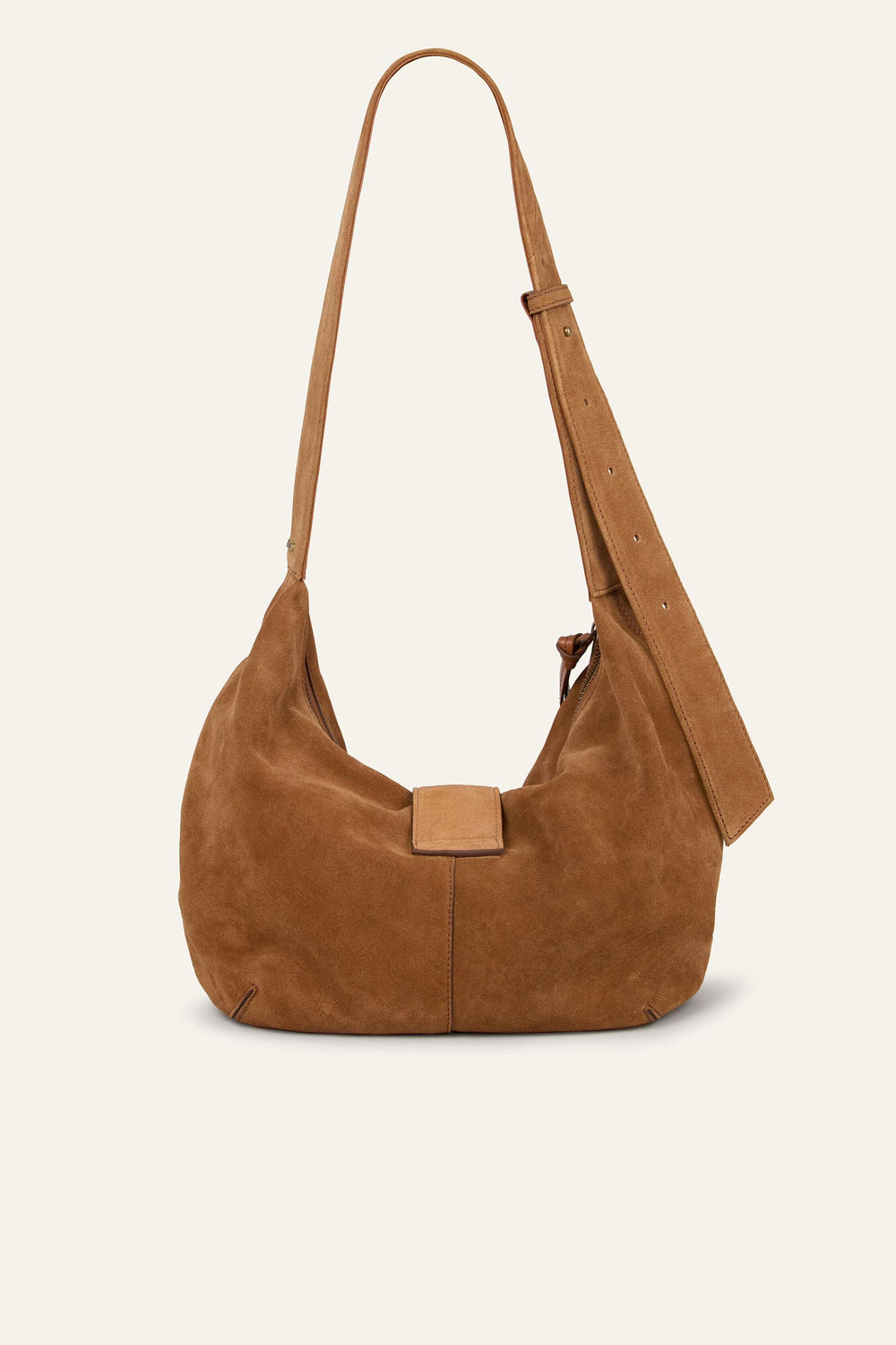 Suede Hobo Bag Youyou Brown