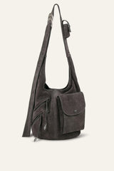 Multi-Pocket Bucket Bag Youyou Gray