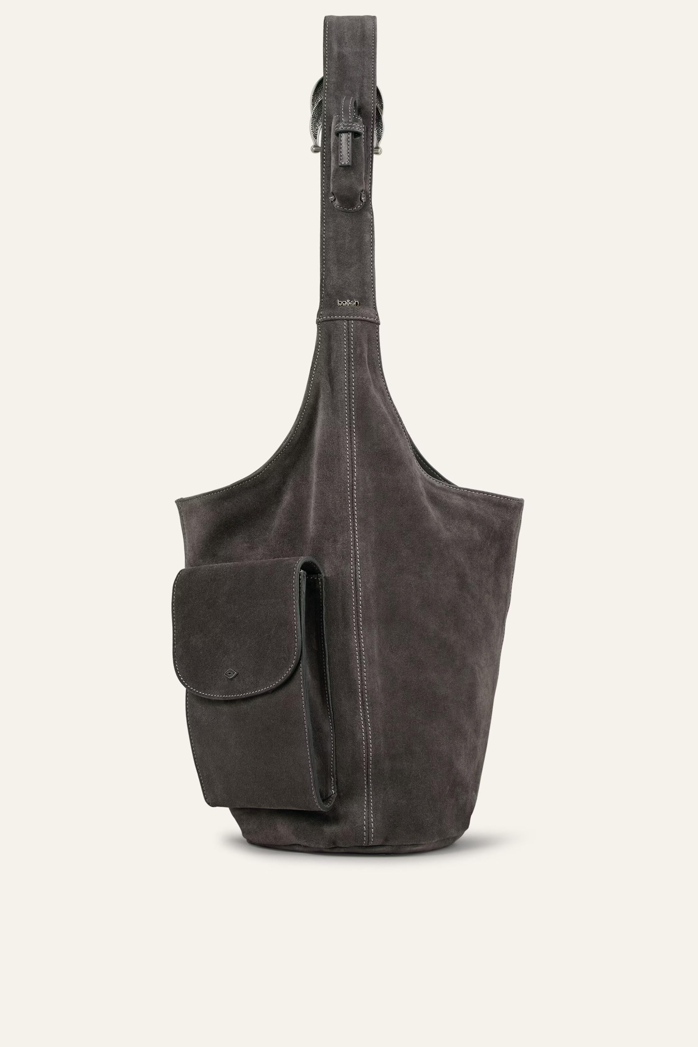 Multi-Pocket Bucket Bag Youyou Gray