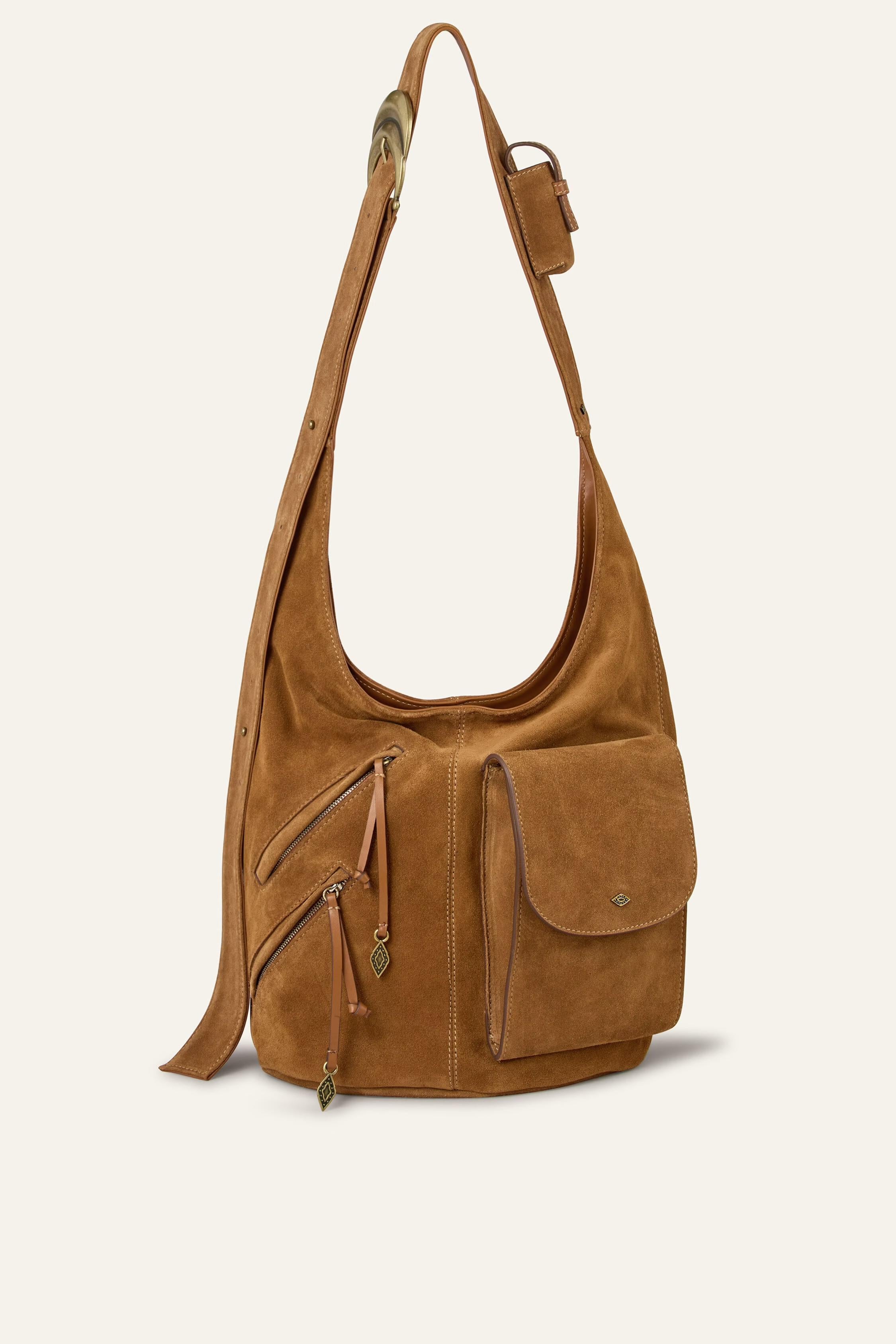 Multi-Pocket Bucket Bag Youyou Brown