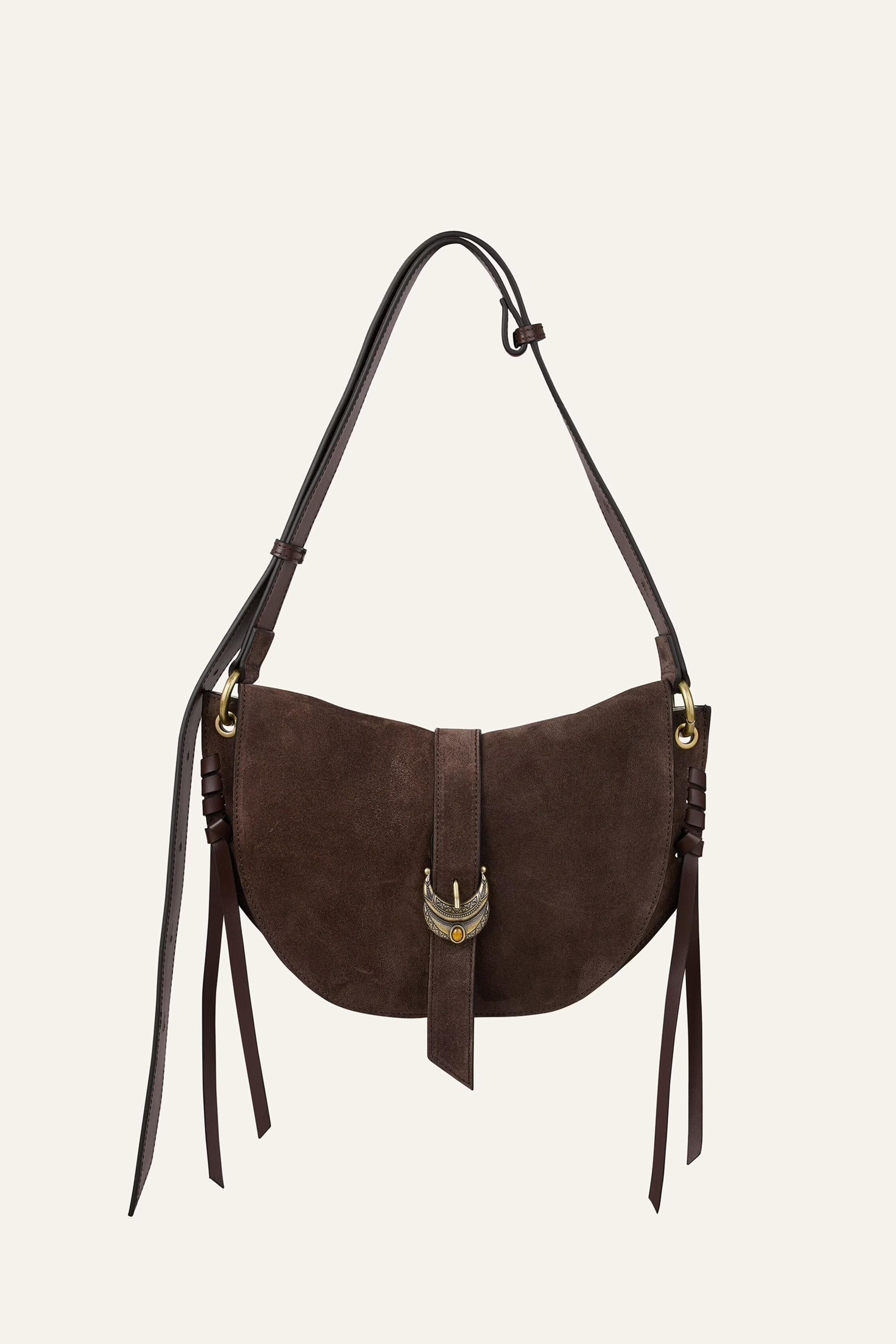 Leather Bag Youyou Brown