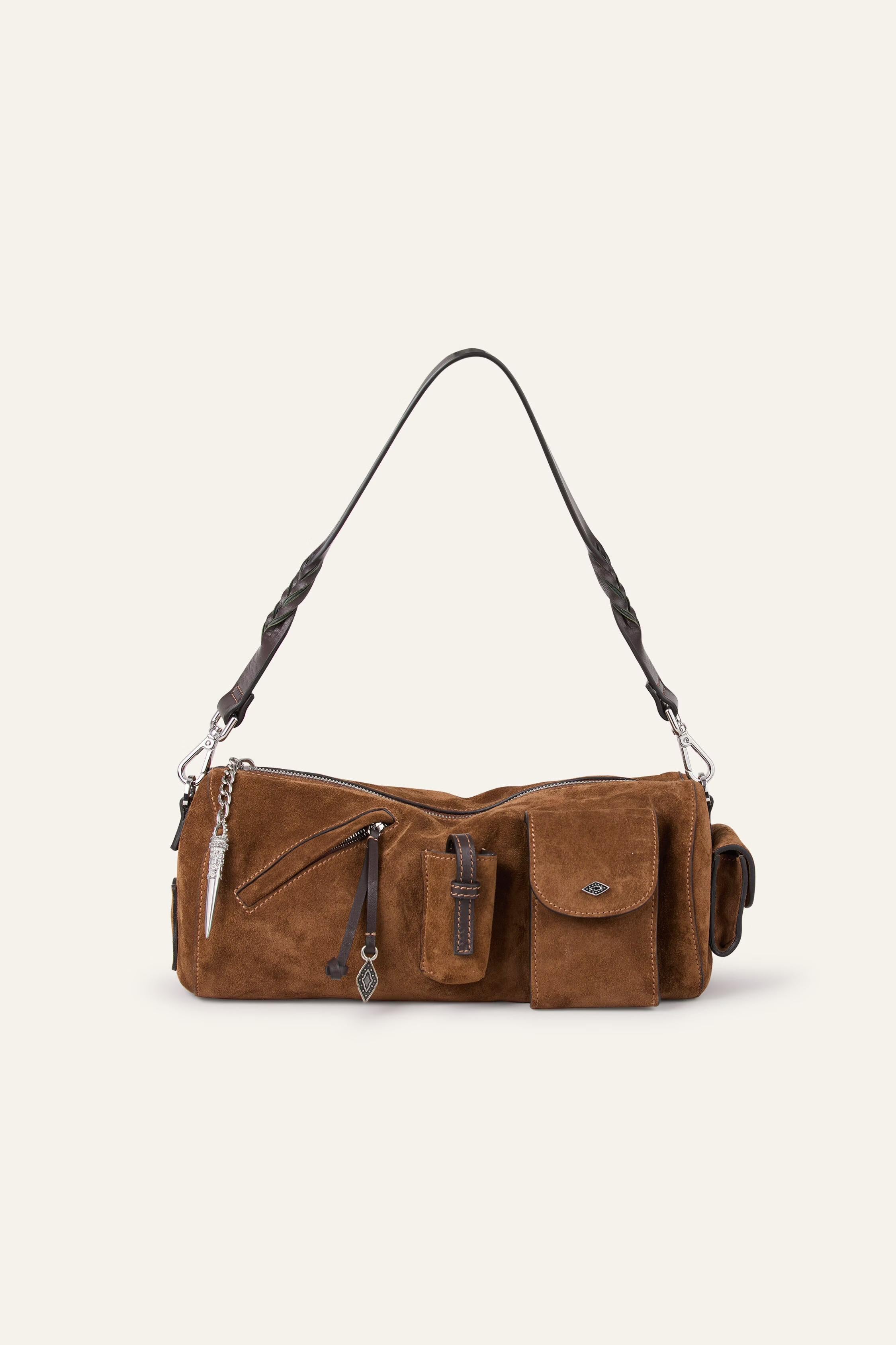 Multi-Pocket Bag Beni Brown