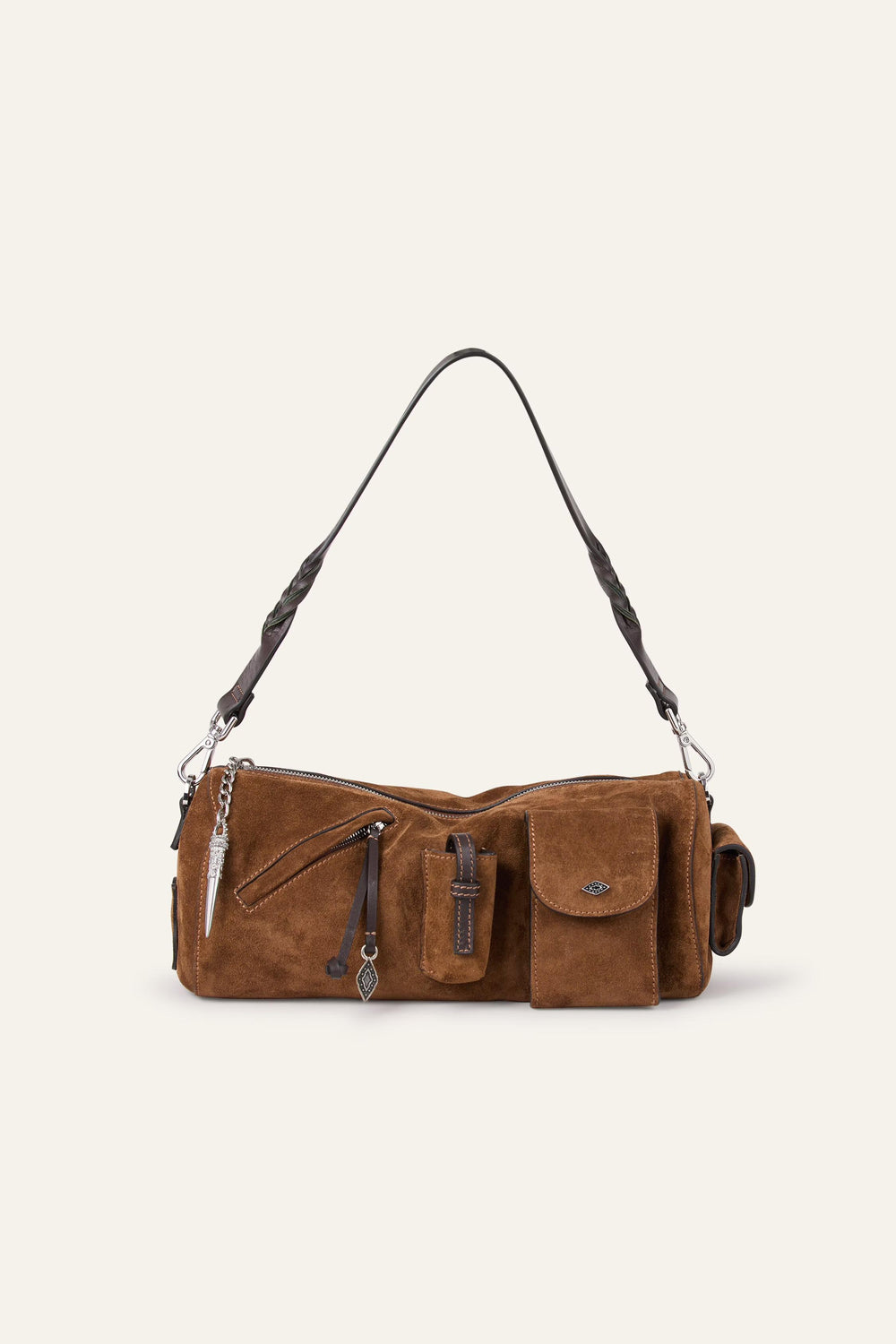 Multi-Pocket Bag Beni Brown