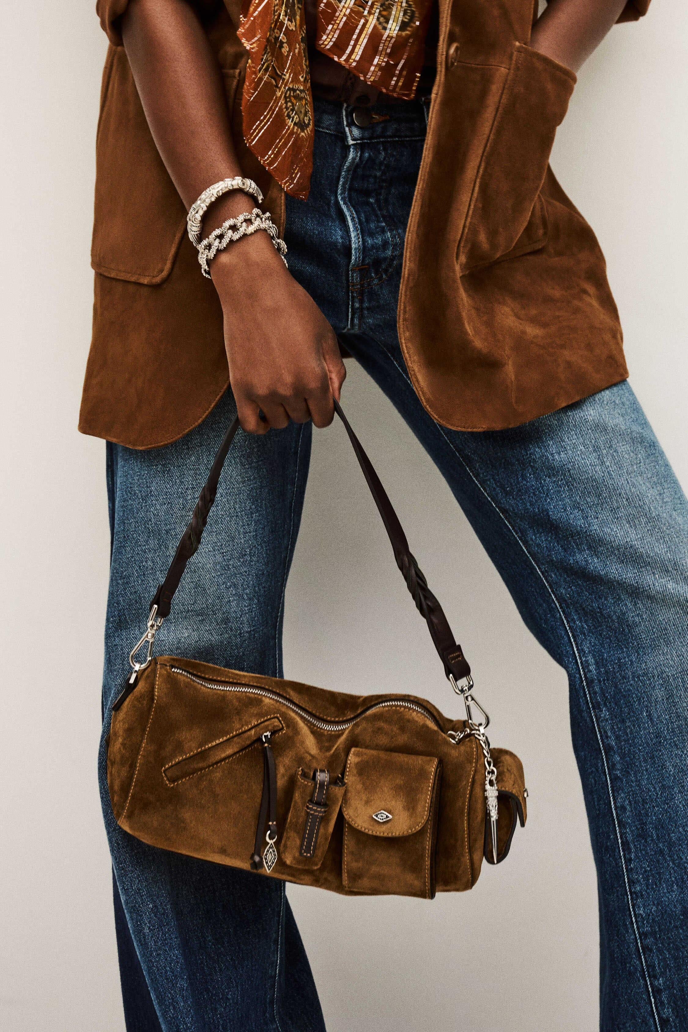 Multi-Pocket Bag Beni Brown