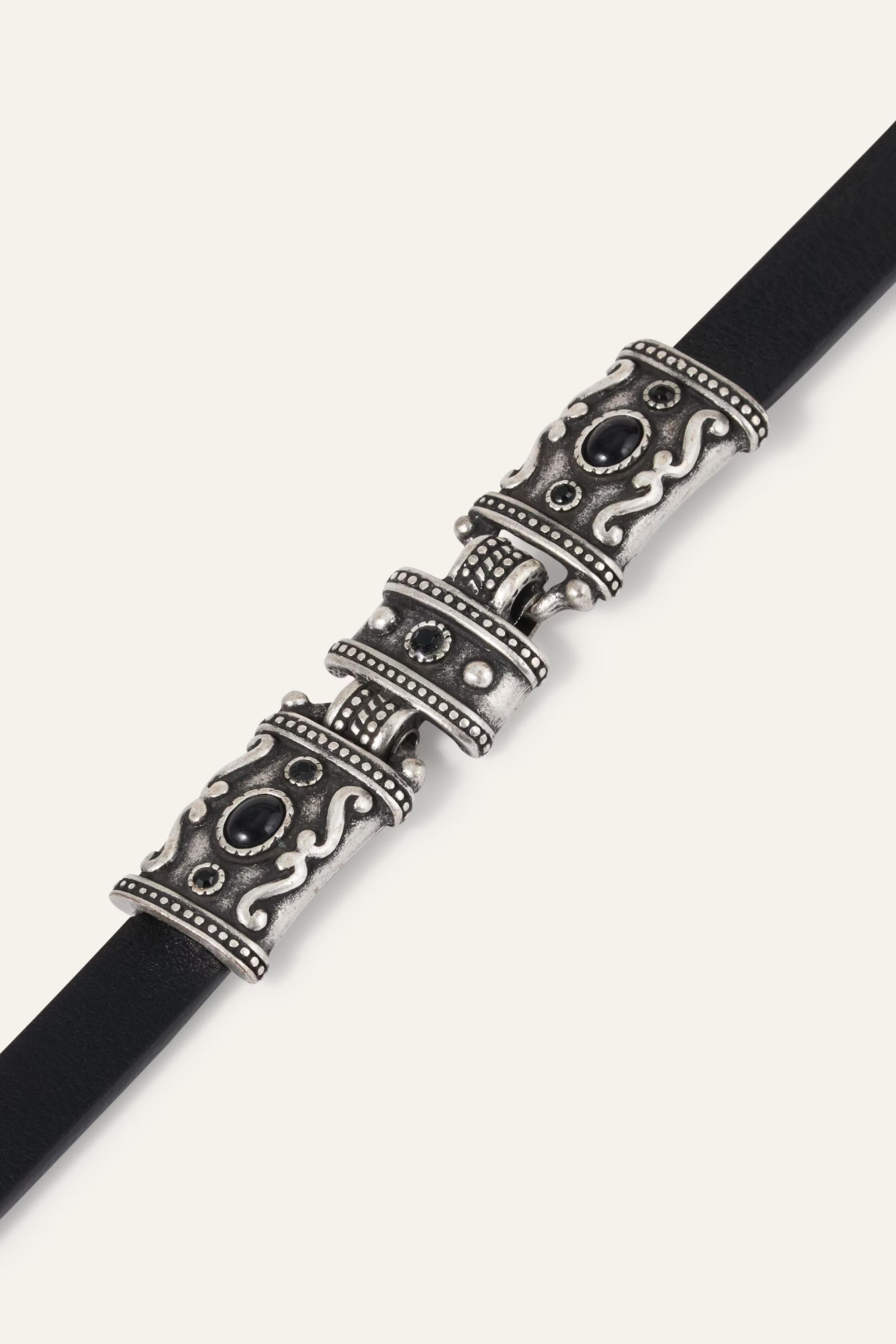 Leather Belt Bara Black