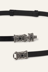 Leather Belt Bara Black