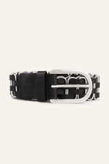 Braided Leather Belt Beck Black