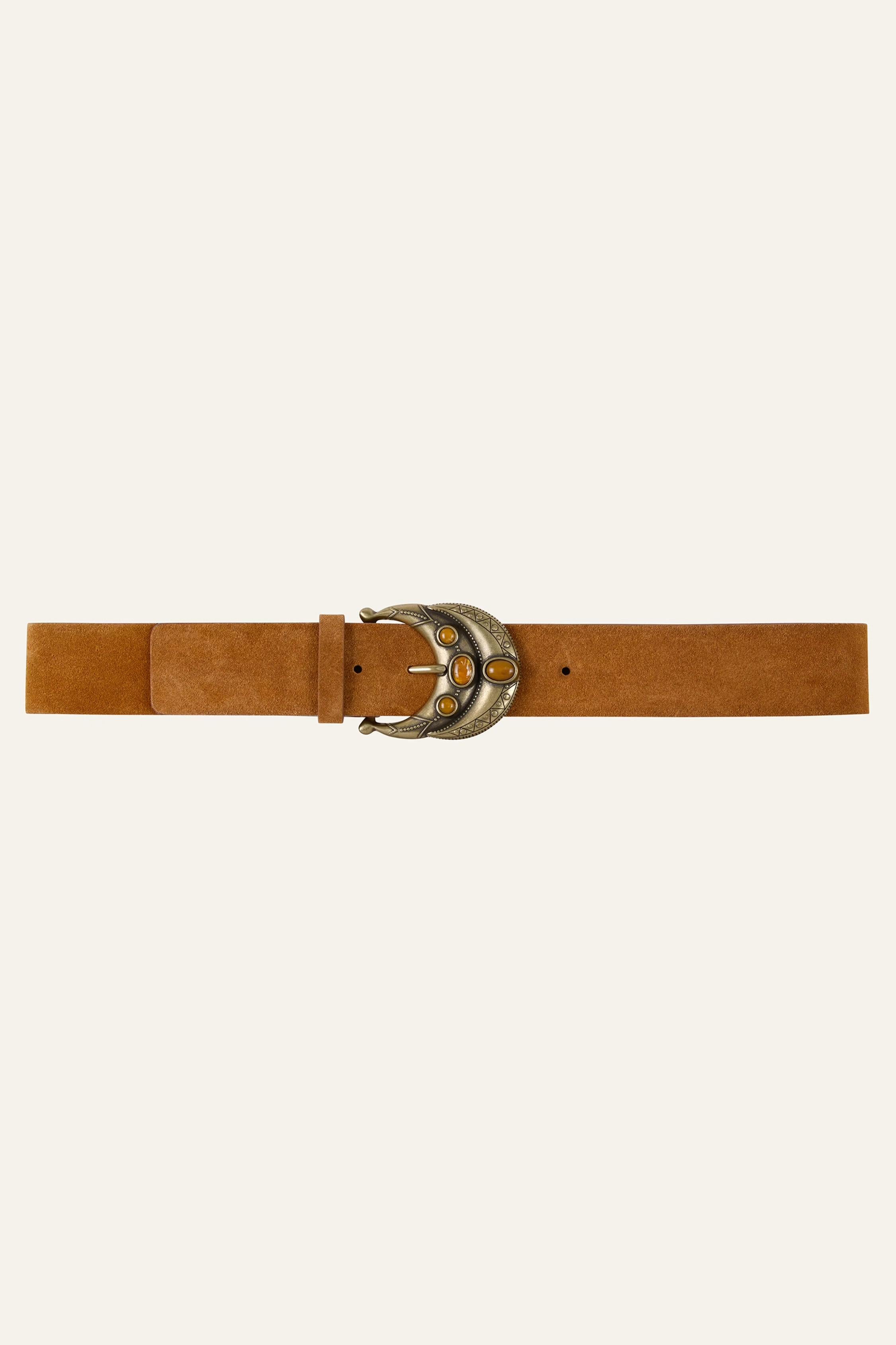 Wide Belt Bolbi Brown