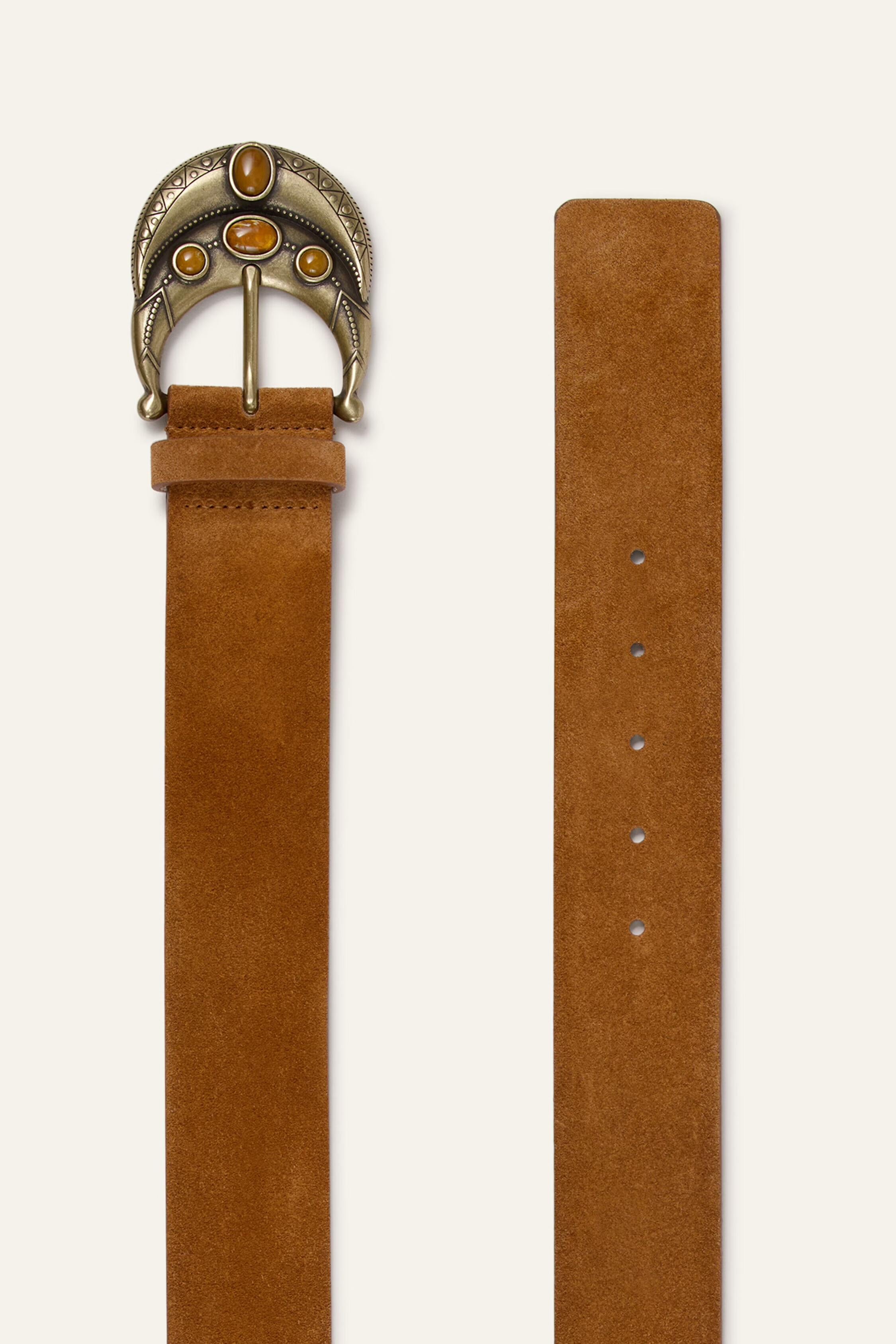 Wide Belt Bolbi Brown