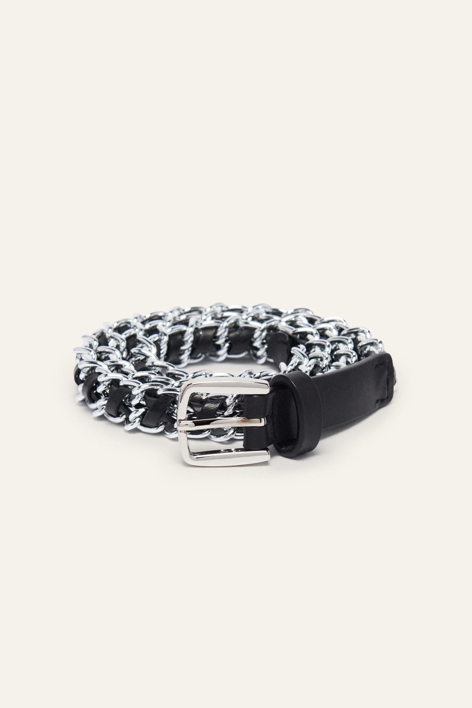 Metal Belt Brooke Gray