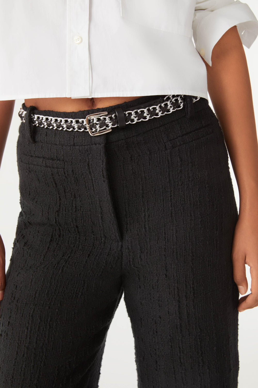 Metal Belt Brooke Gray