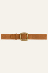 Wide Belt Bianca Brown