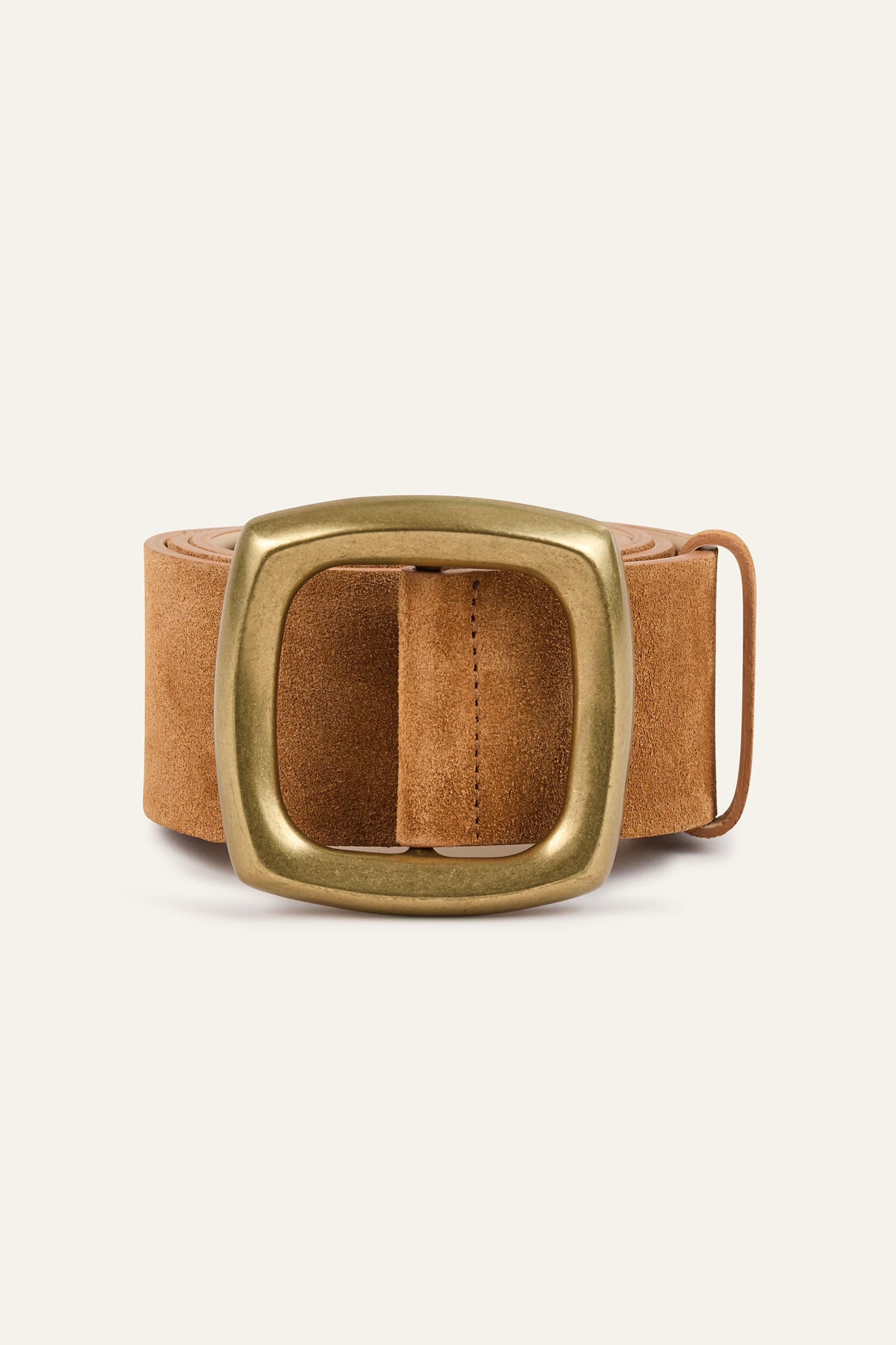 Wide Belt Bianca Brown