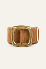 Wide Belt Bianca Brown