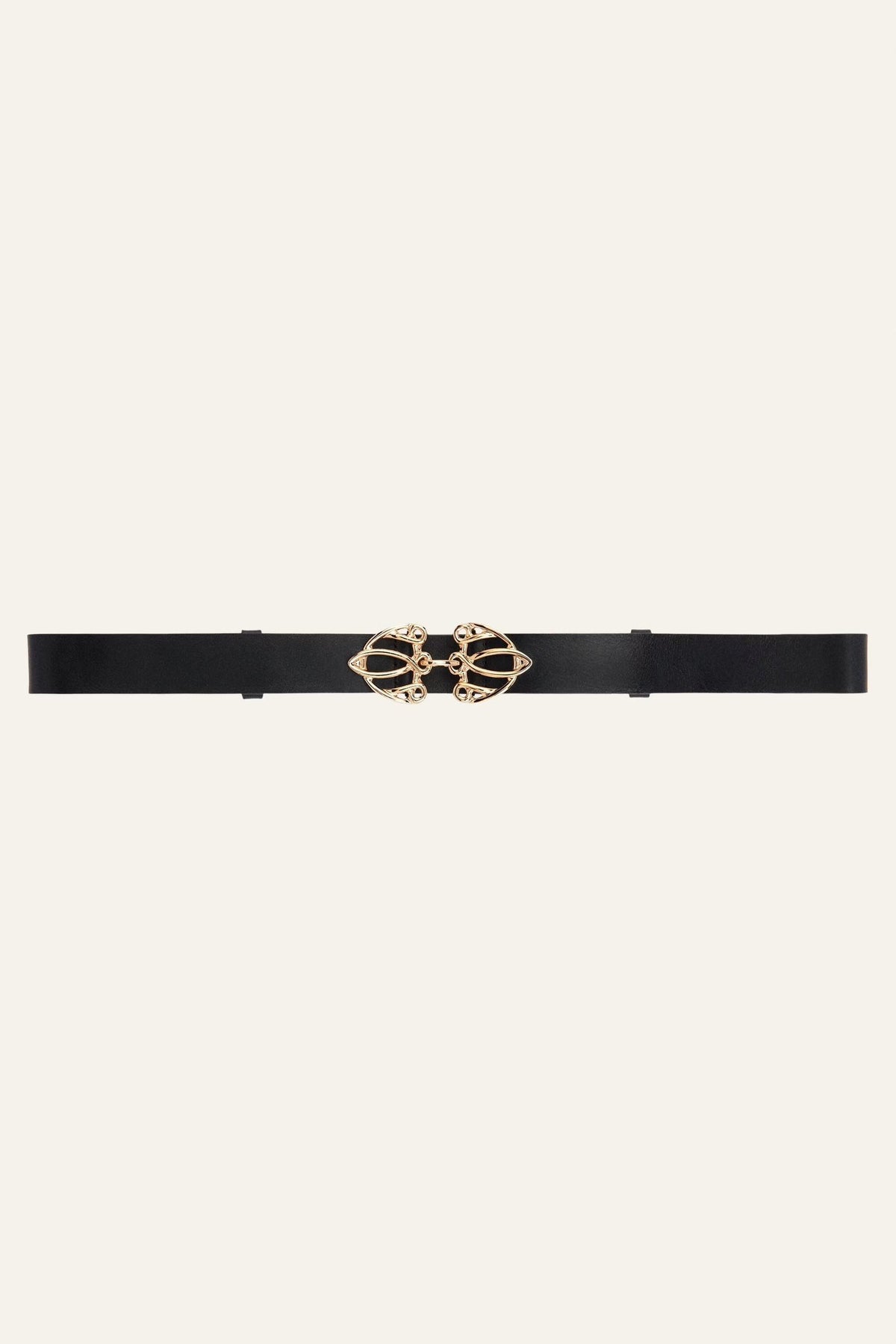 Belt With Finely Crafted Buckle Bilissi Black