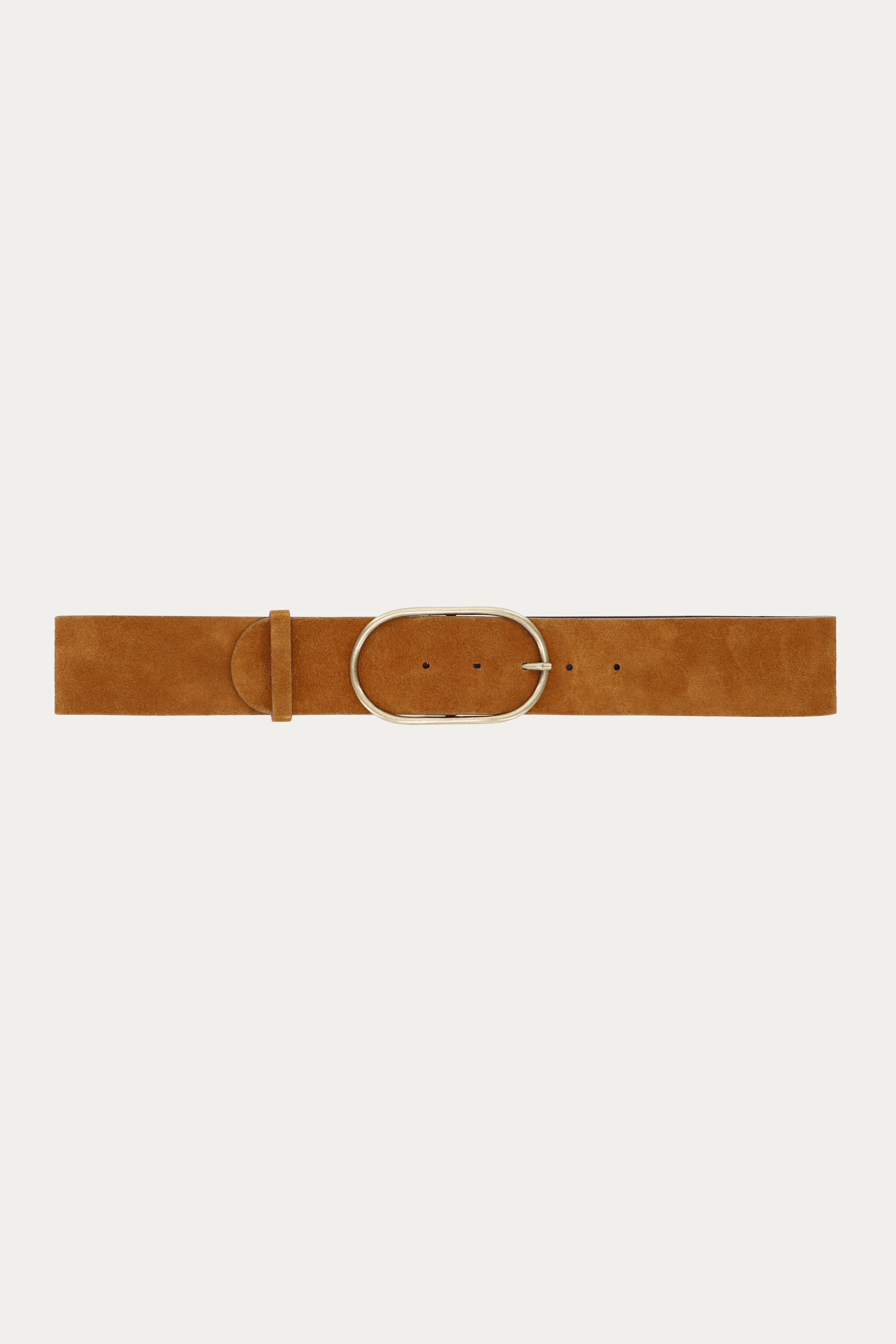 Suede Belt Cole Brown
