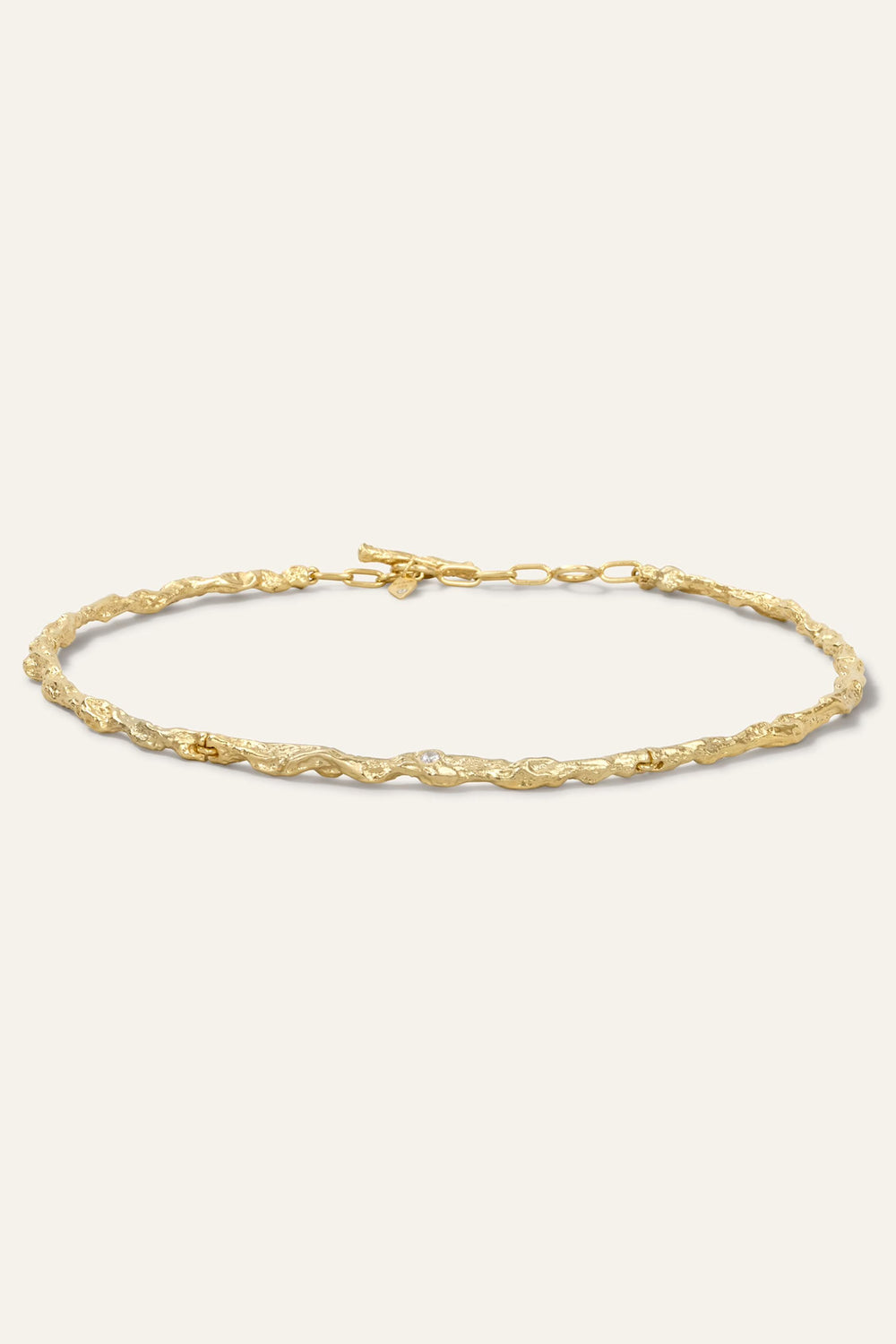 Zircon Chain Necklace Wendy Gold