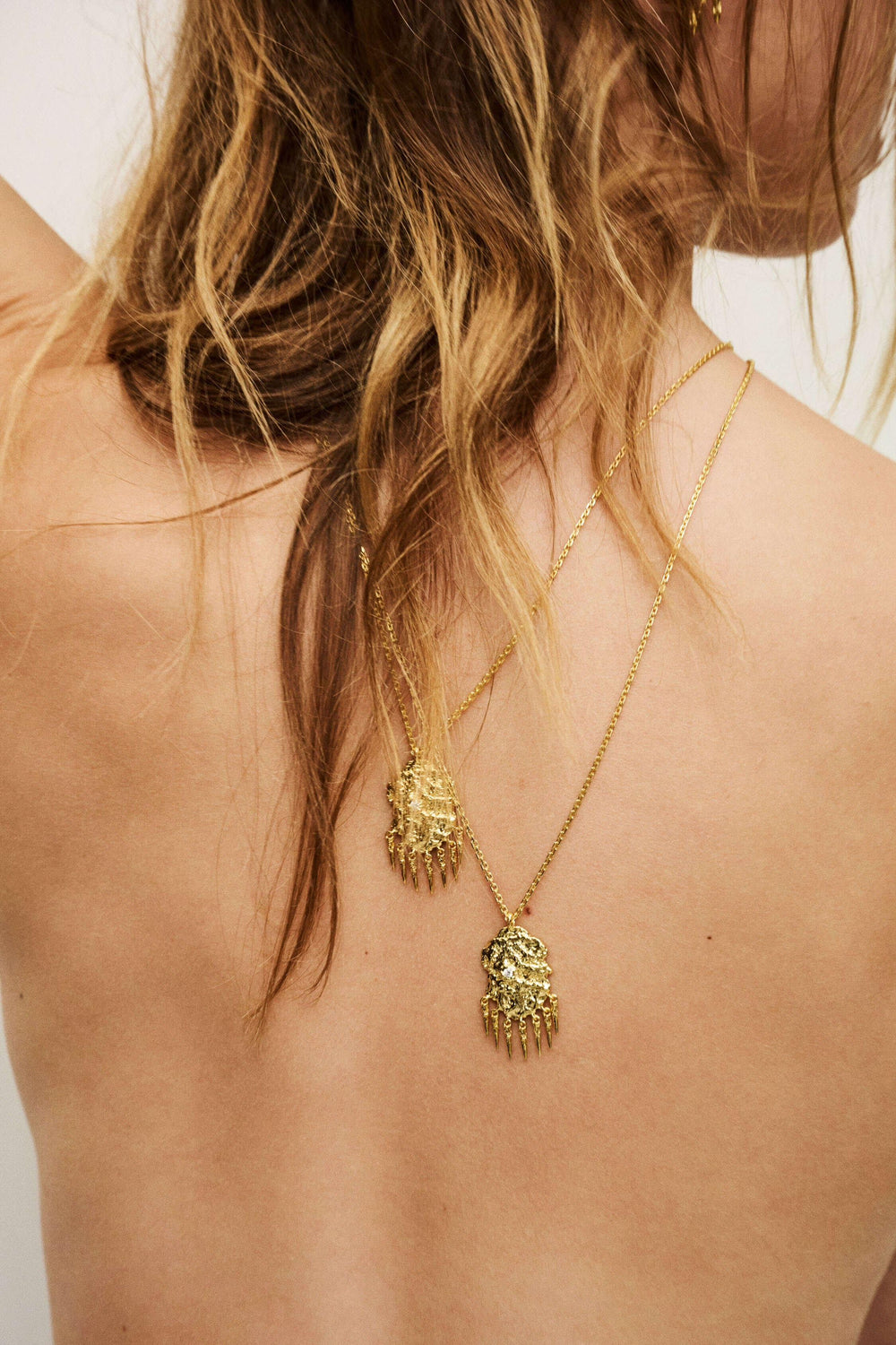 Zircon Pendant Necklace Anouchka Gold