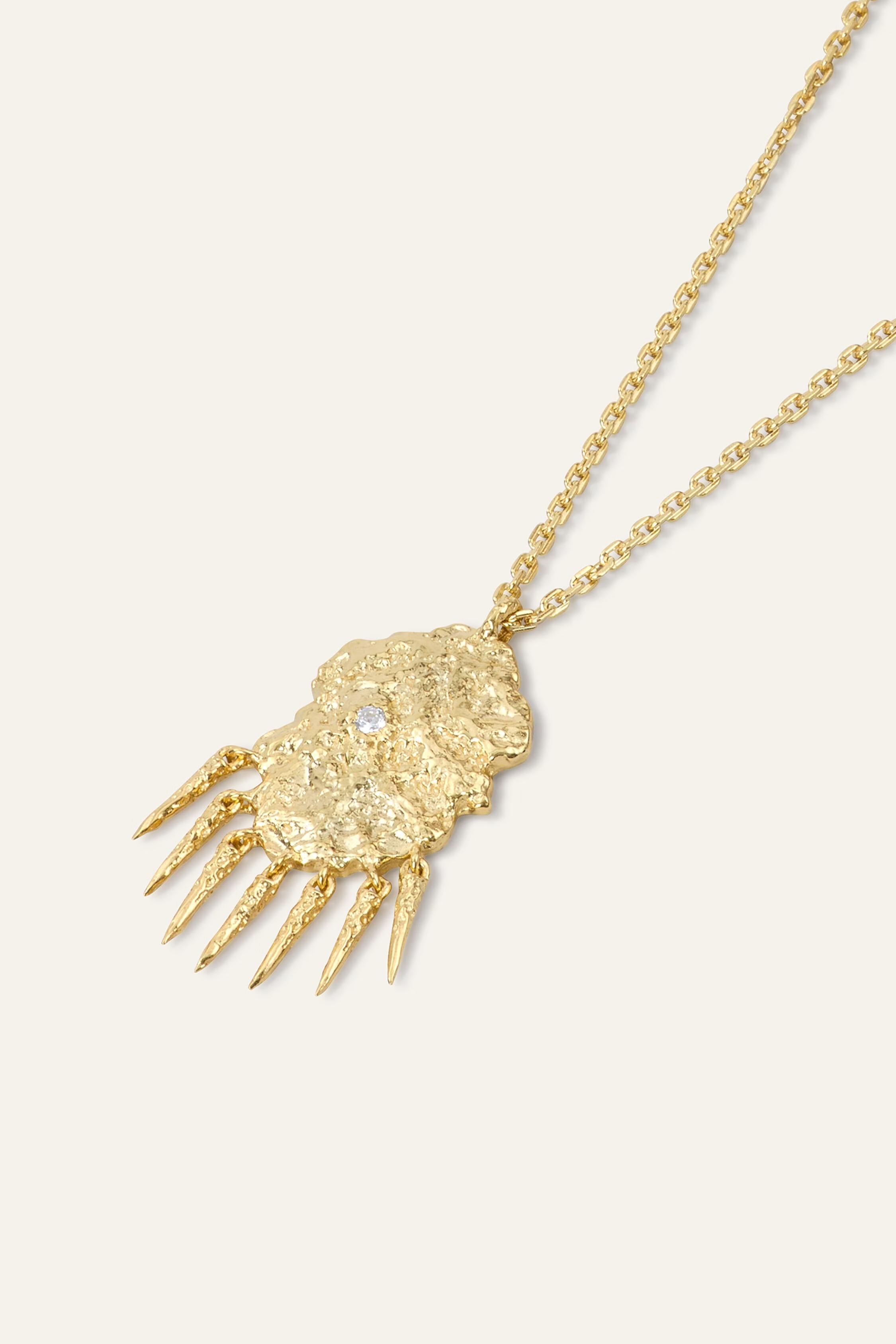 Zircon Pendant Necklace Anouchka Gold