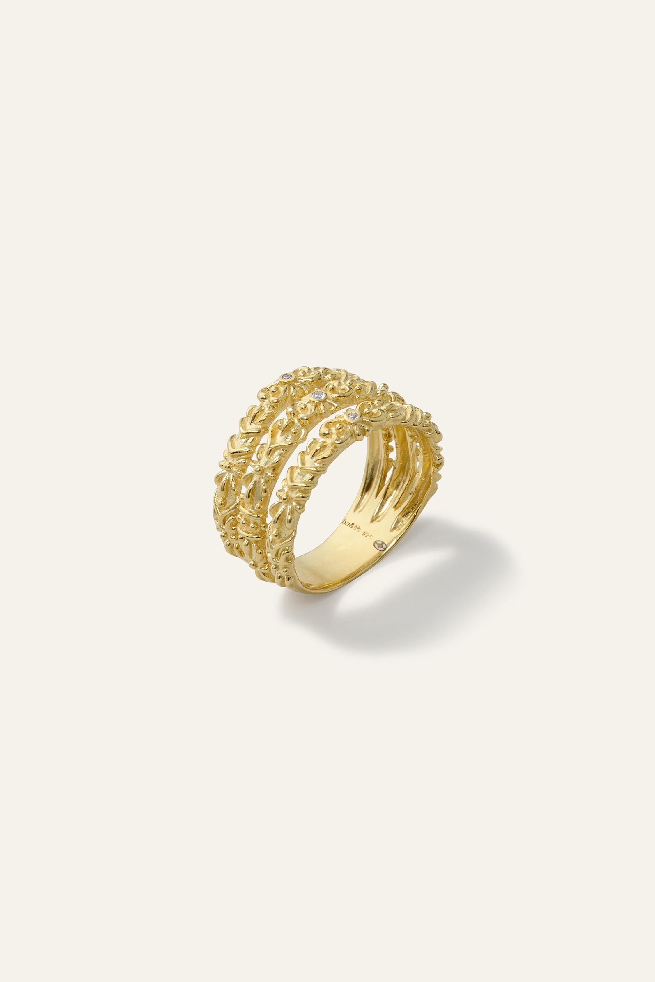 Zircon Ring Prince Gold