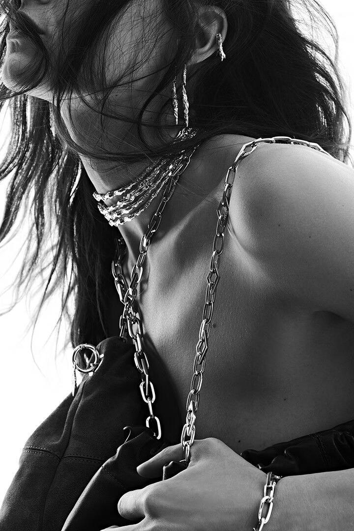 Zircon Chain Necklace Wendy Gray