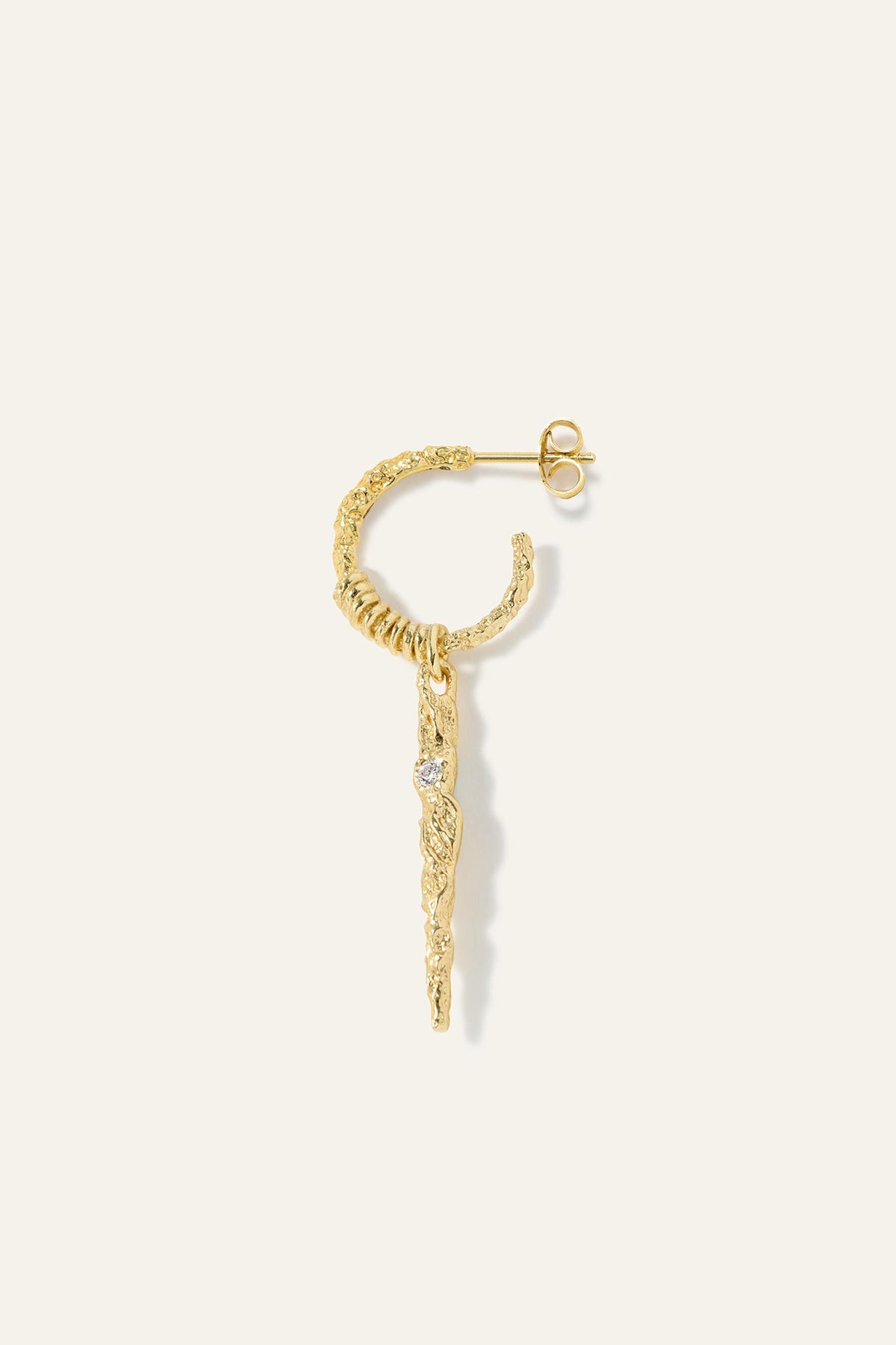 Zircon Earring Oudi Gold