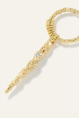 Zircon Earring Oudi Gold