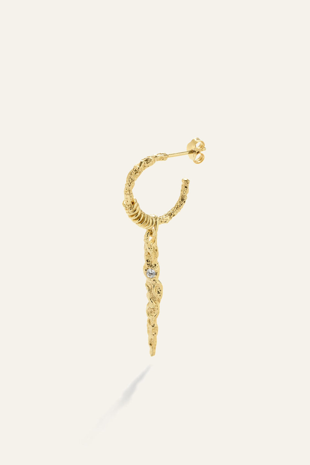 Zircon Earring Oudi Gold