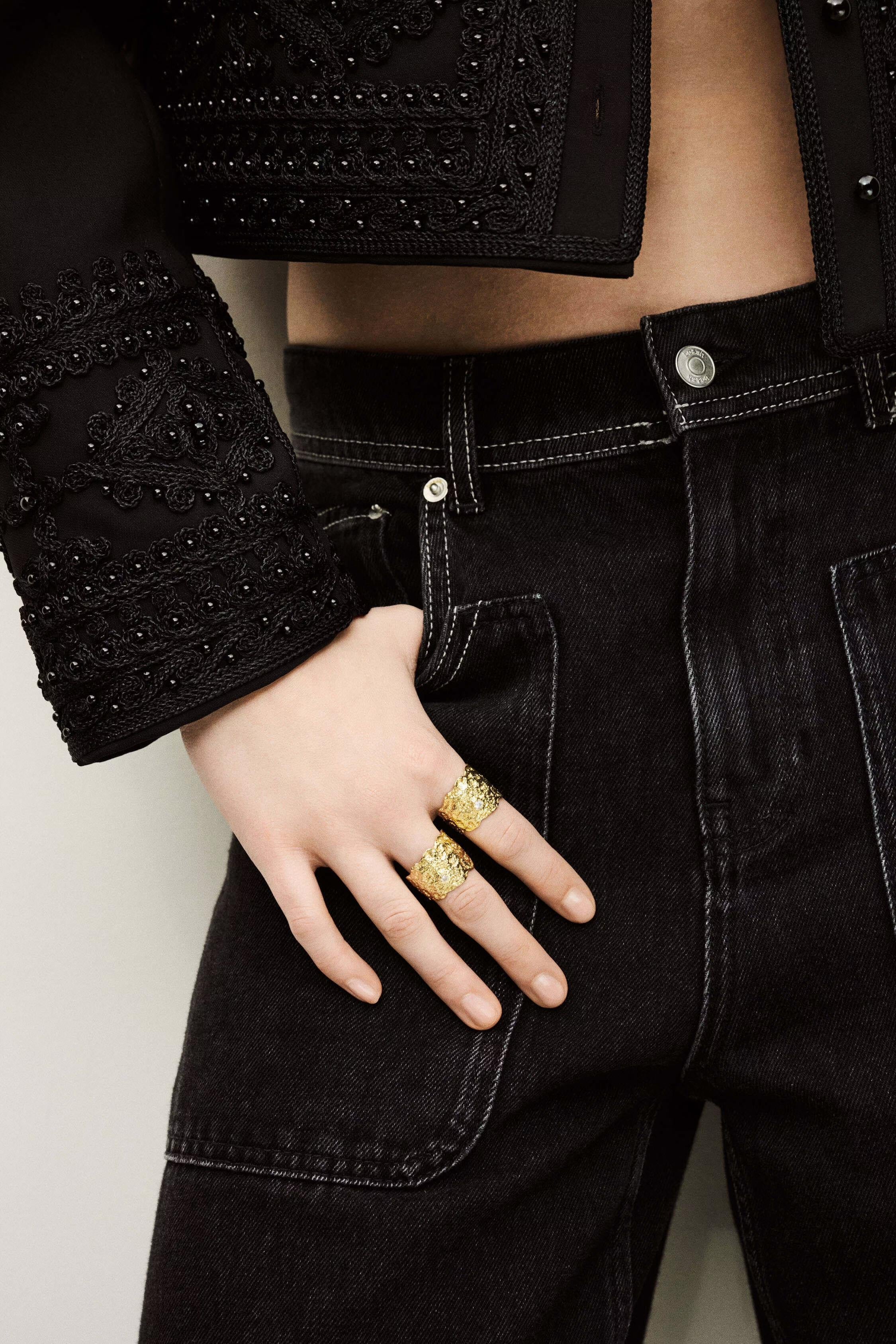 Zircon Ring Anae Gold