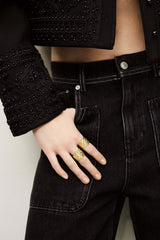 Zircon Ring Anae Gold