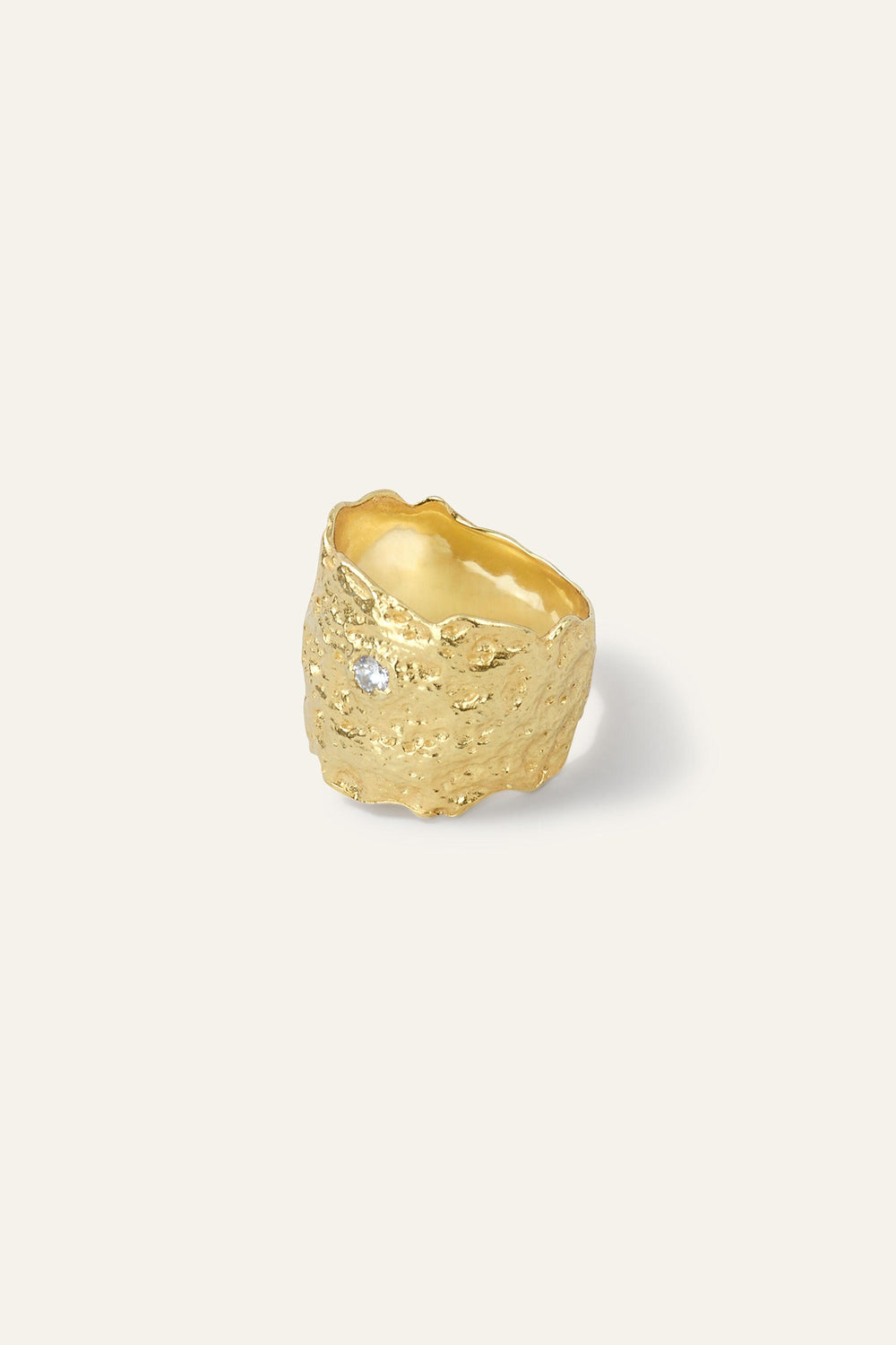 Zircon Ring Anae Gold