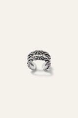 Silver Ear Cuff Prune Gray
