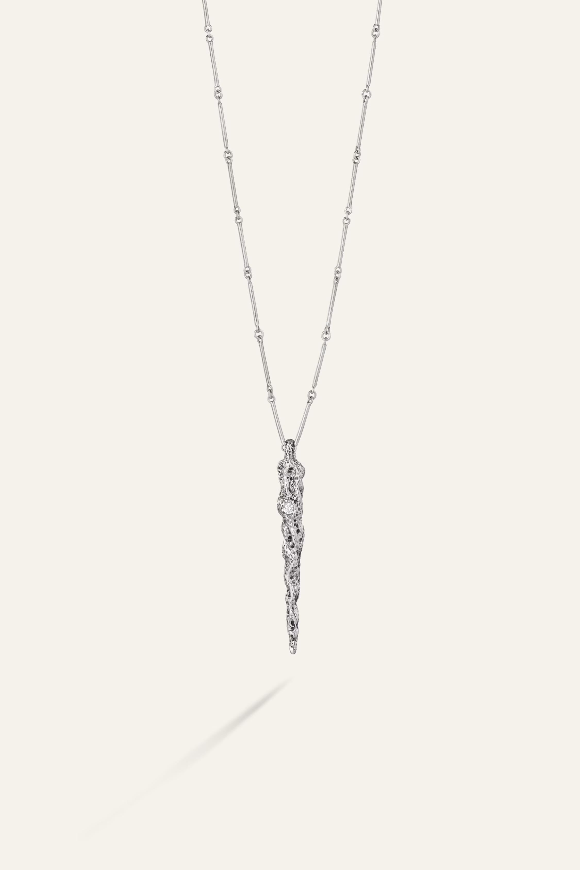 Long Zircon Necklace Angela Gray