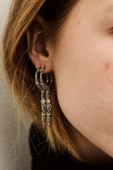 Zircon Earring Oudi Gray