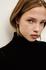 Zircon Earring Oudi Gray