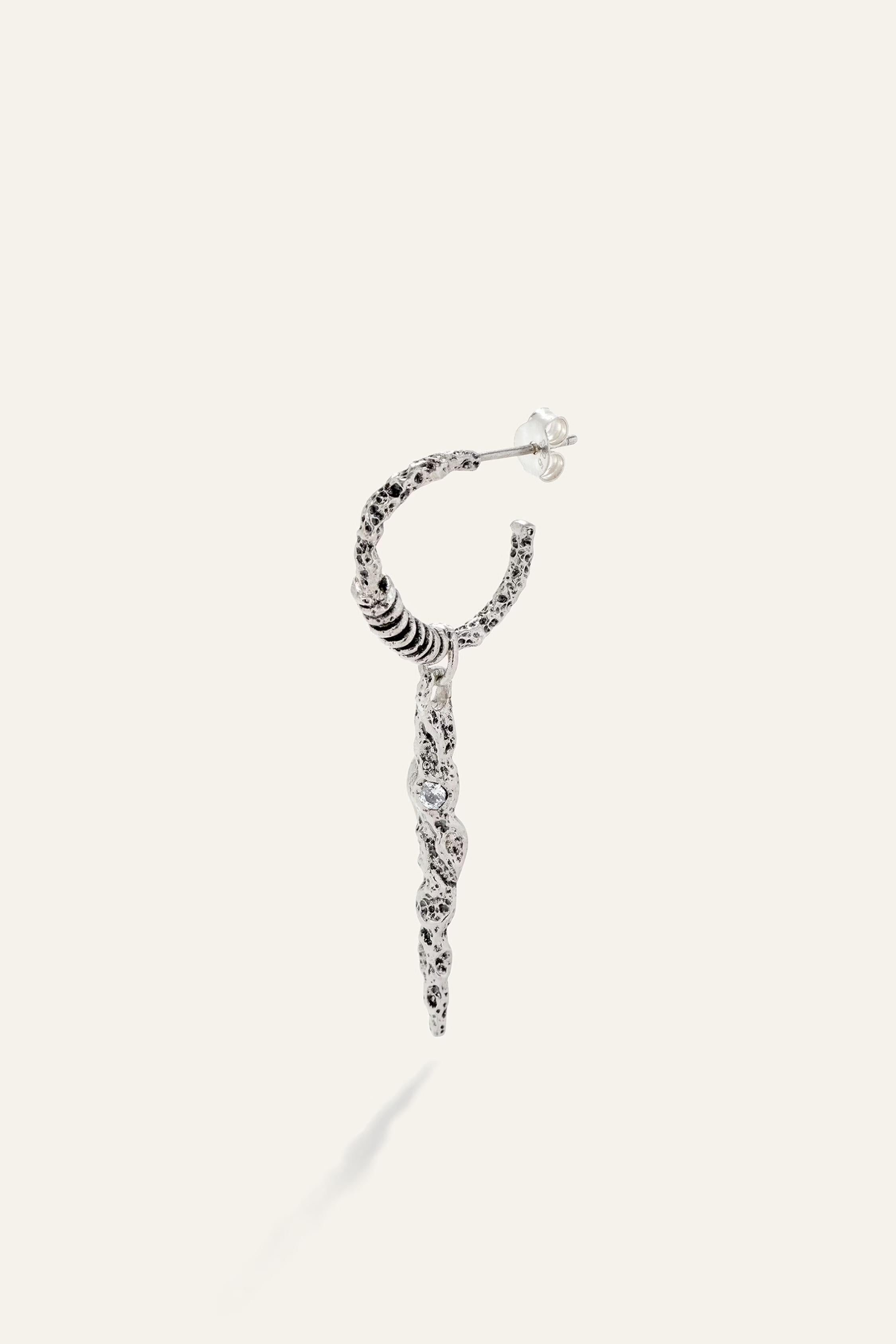 Zircon Earring Oudi Gray