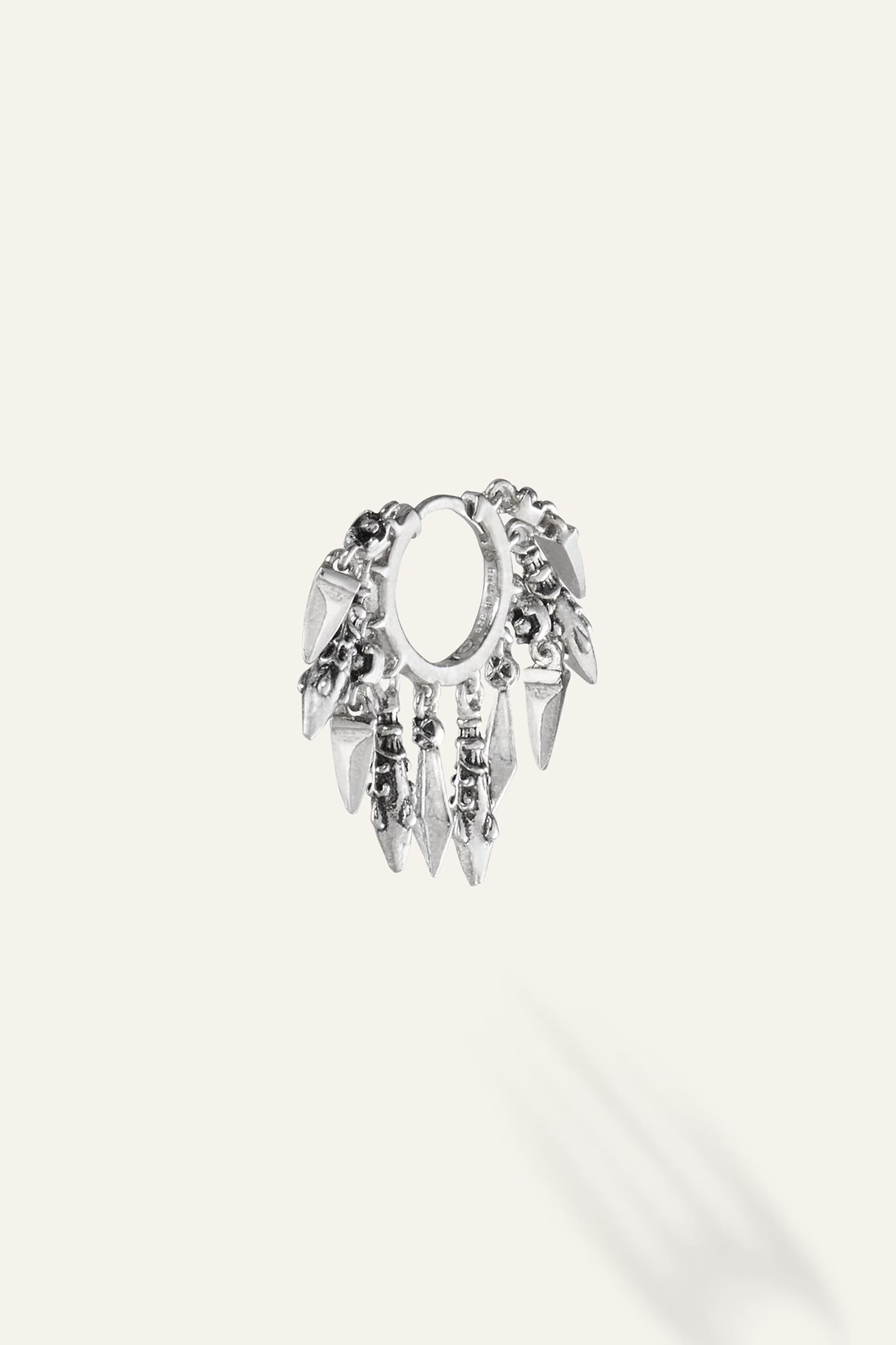Hoop Earring Mina Gray