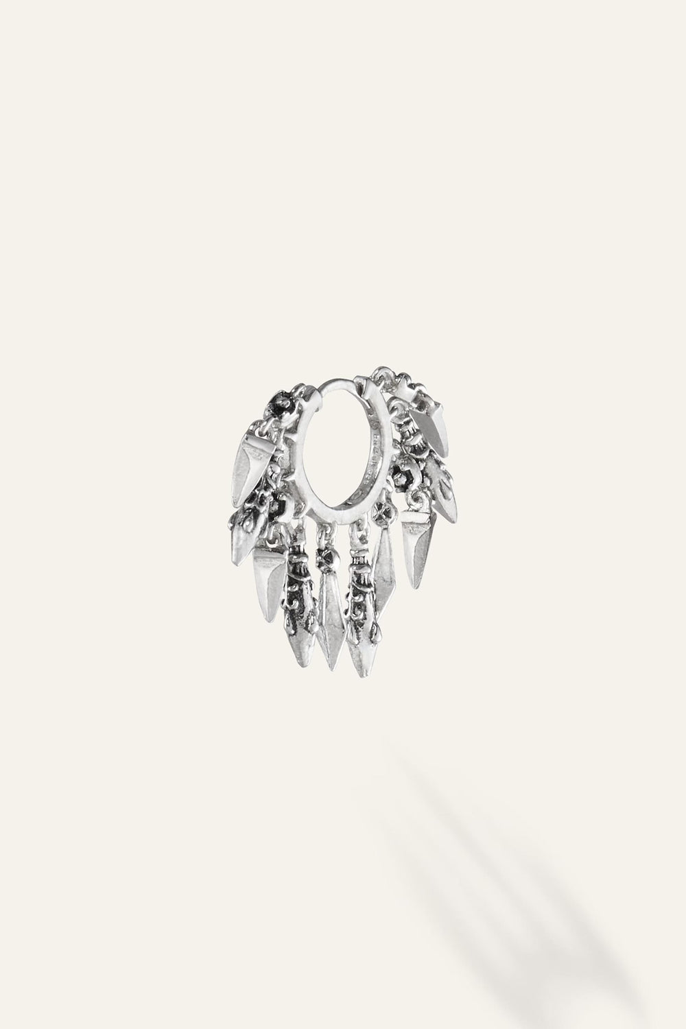 Hoop Earring Mina Gray