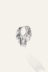 Hoop Earring Mina Gray