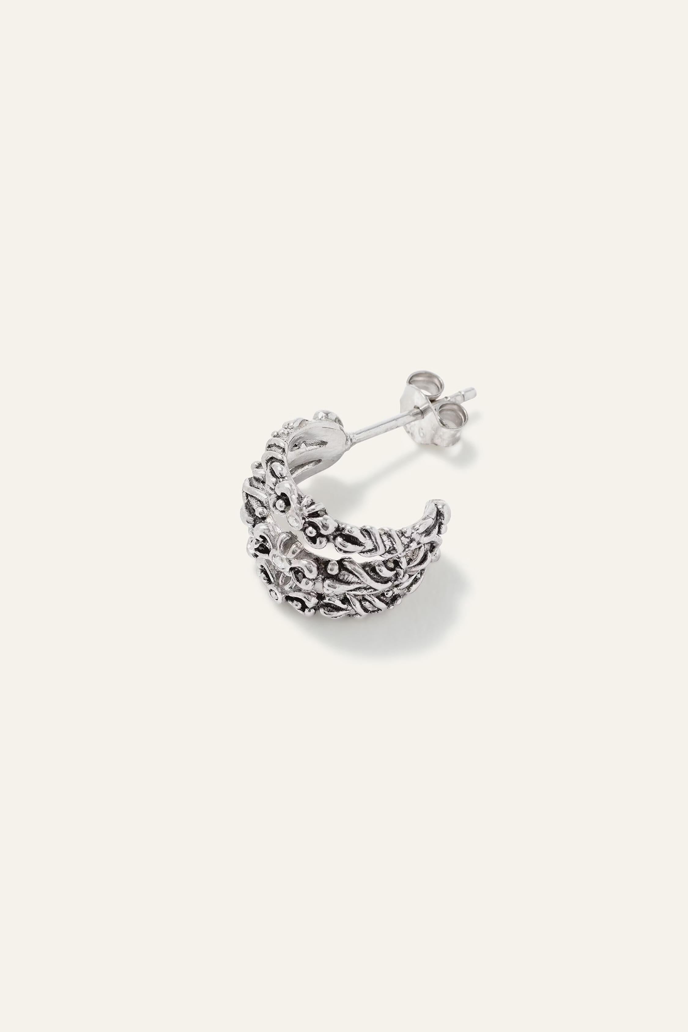 Zircon Earrings Perrine Gray