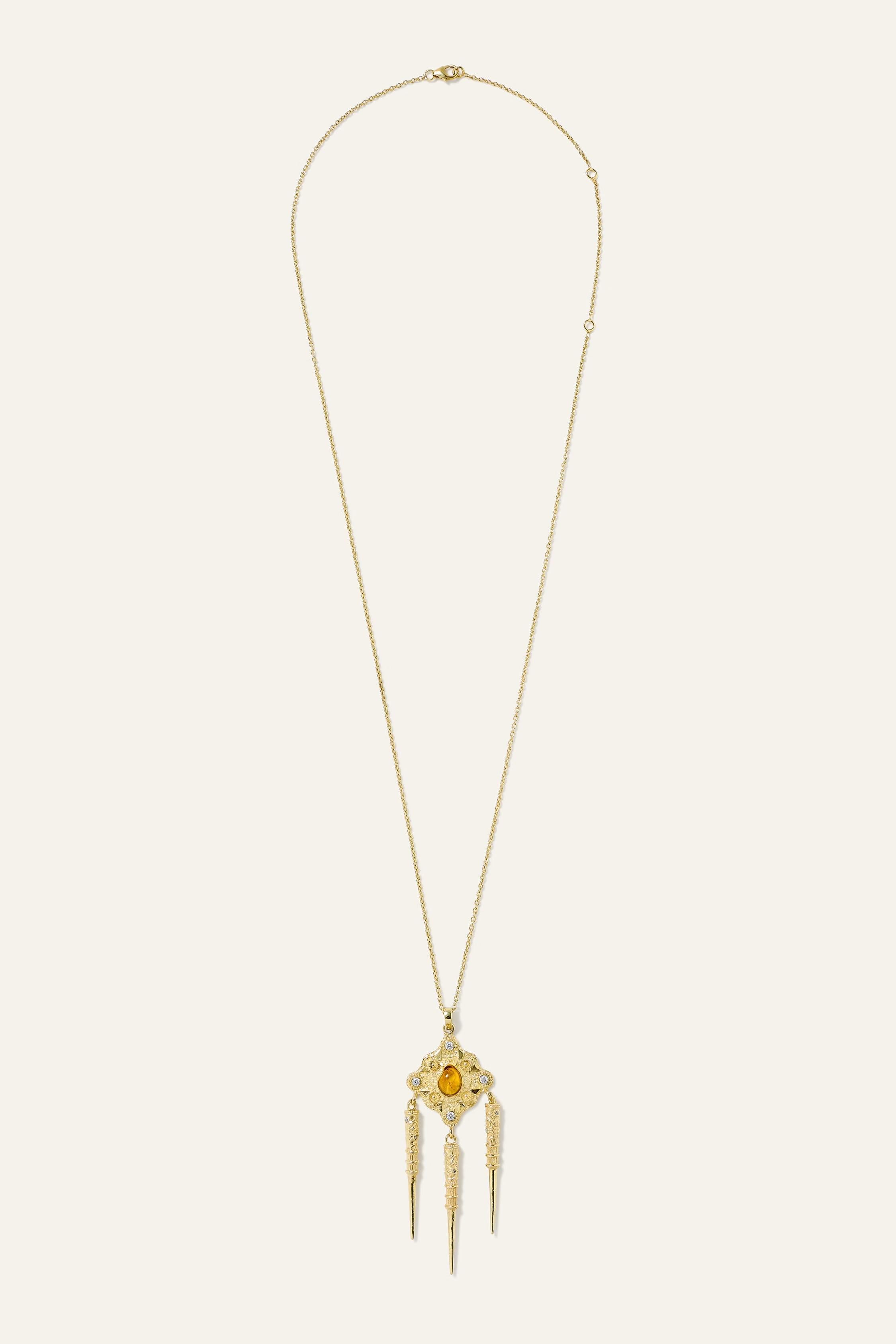 Bohemian Style Necklace Noor Gold