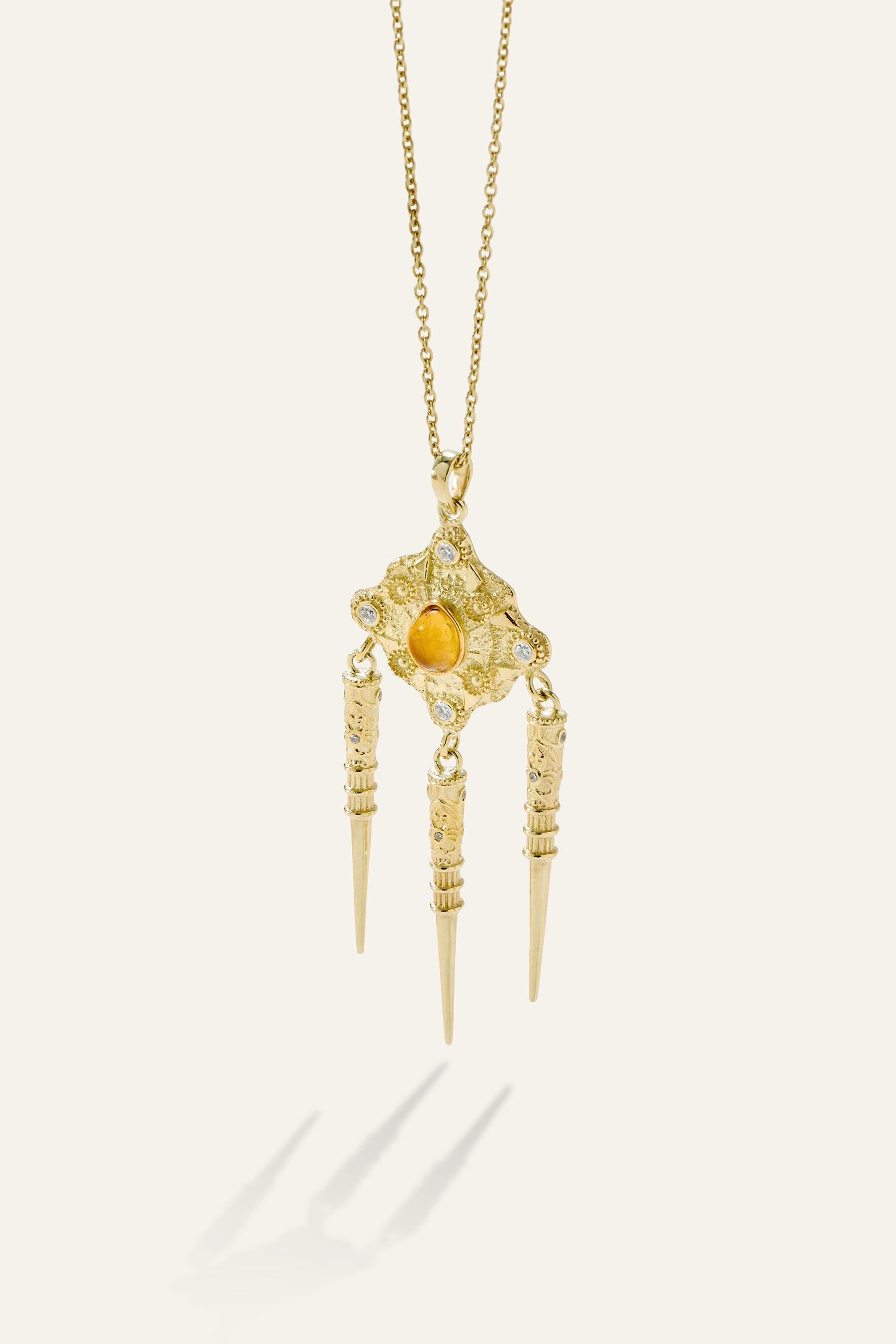 Bohemian Style Necklace Noor Gold