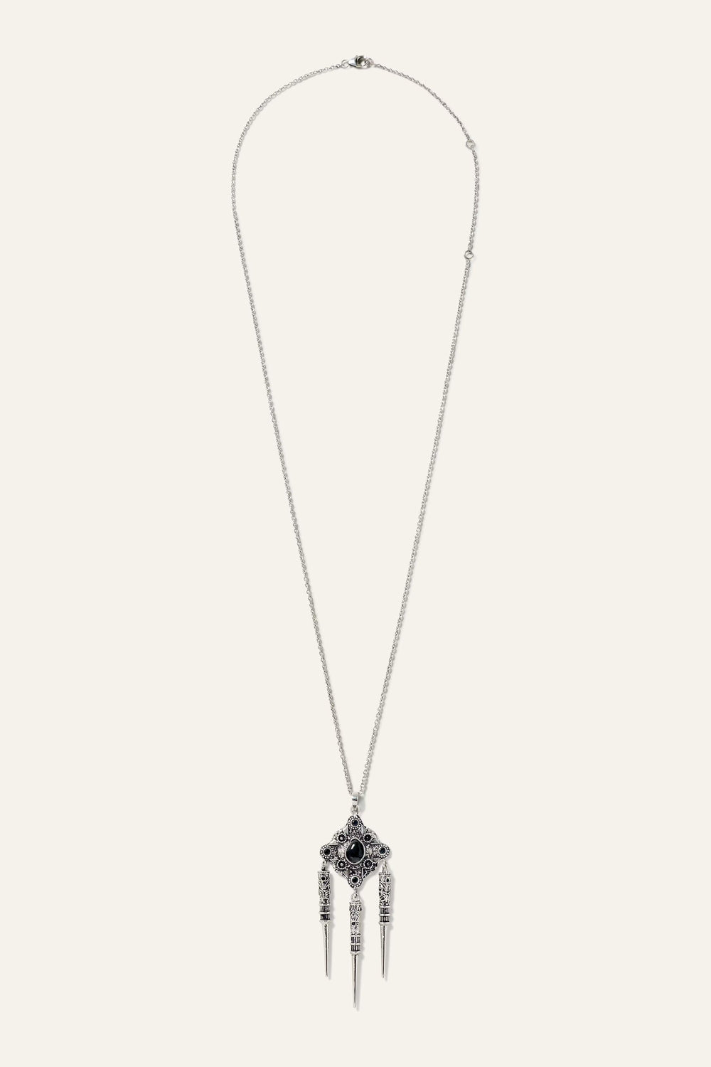 Bohemian Style Necklace Noor Gray