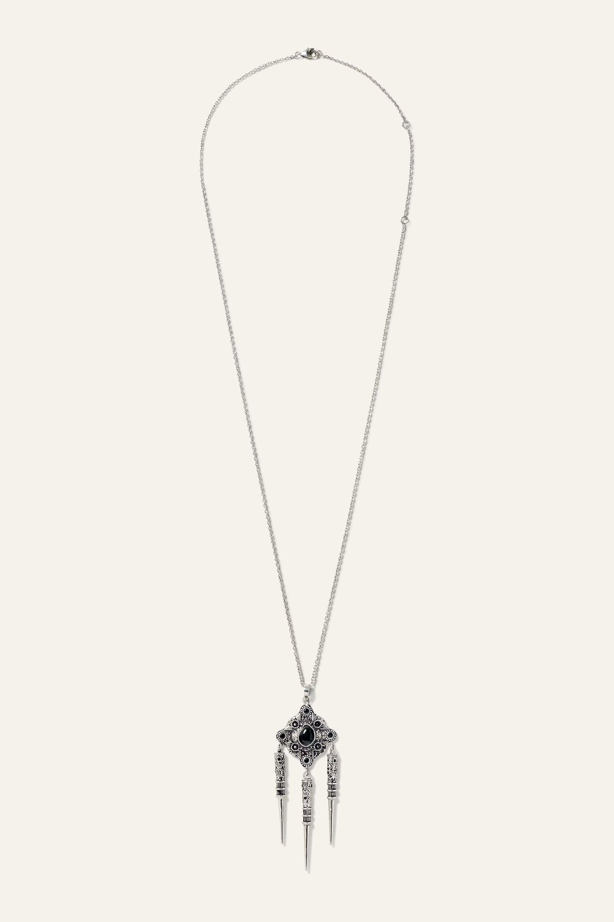 Bohemian Style Necklace Noor Gray