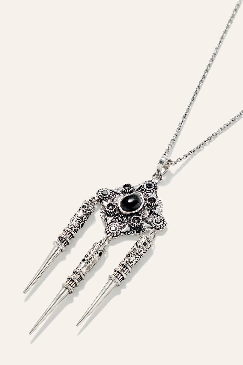 Bohemian Style Necklace Noor Gray