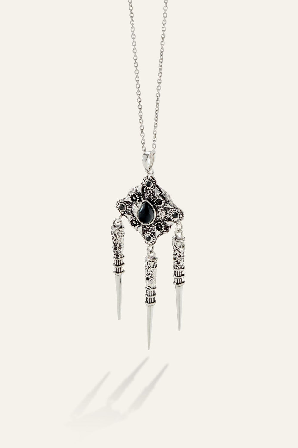Bohemian Style Necklace Noor Gray