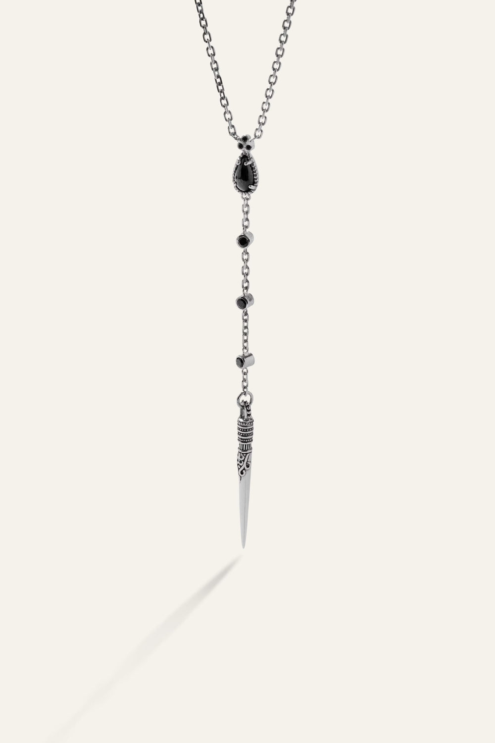 Necklace With Pendant Ojas Gray