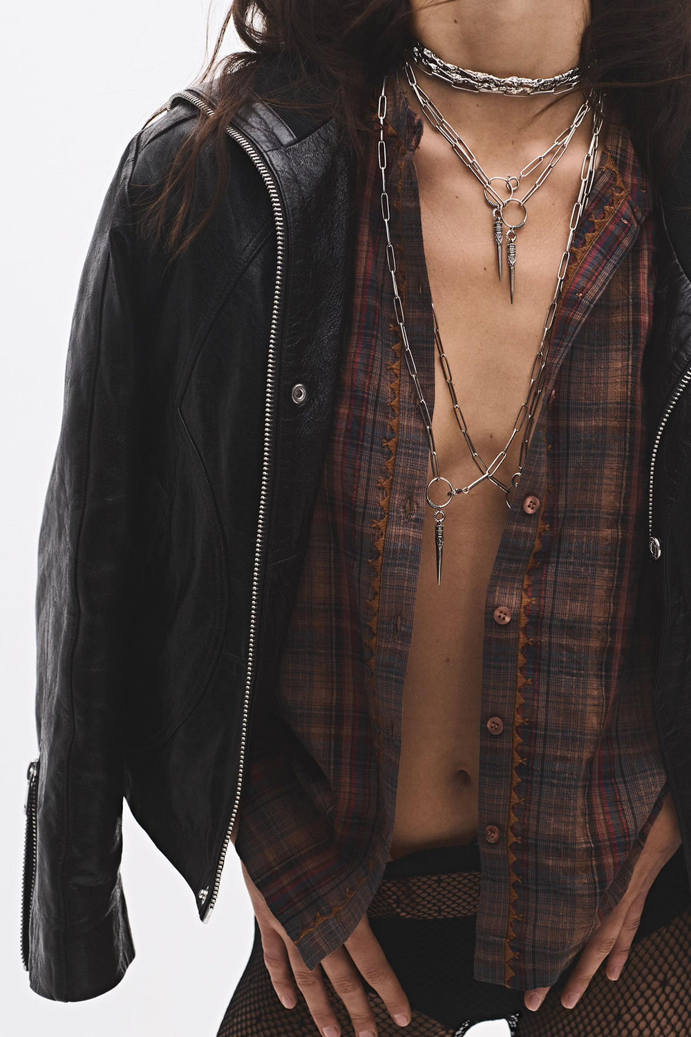 Chain Necklace Naomie Gray